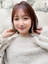 ノラ ウメダ(NORA UMEDA)&nbsp;レイヤーロングワンカール姫カットシアーカラーセミディ