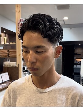 サロン ド ロイ(Salon de Roi) 短めパーマ神戸短髪パーマ三宮73パーマ七三パーマフェード
