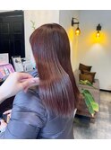◆フェミンロング暗めカラー【デザインカラー/髪質改善】