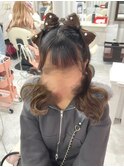 ガーリースタイル/心斎橋/ヘアメ/セットサロン