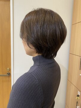 モリオ フロム ロンドン 成増店 【morio成増/一戸】大人かわいいくびれショートボブ