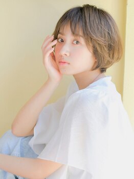 マリネイト(marinate)の写真/一人ひとりの骨格や雰囲気を見極めた似合わせが◎髪を伸ばし中の方でもまとまりやすいスタイルを叶えます★