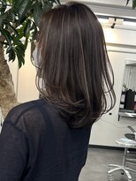 ハイライトバレイヤージュダブルカラーケアブリーチ