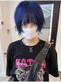 ディープブルー ブルーカラー デザインカラー ウルフ