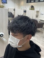 カイノ メンズサロン 金剛店(KAINO)&nbsp;ツイスト　スパイラル　マッシュ　刈り上げ