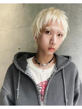 キャロルガーデンズ ボコカ 表参道(Carroll Gardens bococa) 【azu】ブリーチ　ショート　メンズ