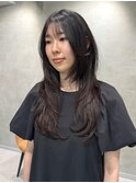 【 韓国/レイヤー 】ロングレイヤー/ハッシュカットロング/小顔