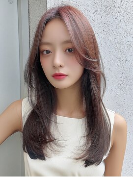 【Ｌｅ’ａ】レイヤーカット　パープルグレージュカラー