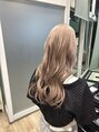 ステレオ ヘアデザイン 安城店(STEREO HAIR DESIGN)&nbsp;ホワイト系カラーの施術はいちばん楽しい施術です♪