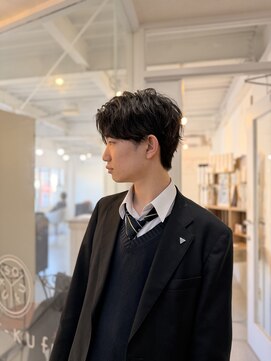 メンズカット バイ ソイクフ(メンズカット by SOY-KUFU) 20代30代40代◎刈り上げないショートウルフラフスパイラルヘア