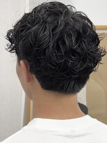 シベルバレー 横浜(sibell)&nbsp;シャドウパーマメンズメッシュメンズパーマ波巻きパーマ韓国ヘア