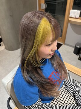 パプス ド コワフュール 川西能勢口店(Pap's de coiffeur) ブリーチ × デザインカラー