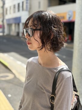 ヘアーサロン グラブ(hair Salon grab) ニュアンスウェーブボブ