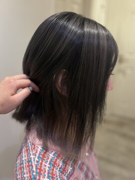 フーバイケンジ(fuu + KENJE) コントラストハイライト/グレージュカラー/白髪ぼかし/mai