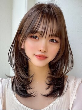 レリーアンテ 大阪梅田(Rely ante) グレージュカラー 韓国ヘア