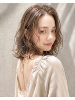 アン 流山おおたかの森コトエ店(un) ◆ナチュラルウェーブボブ【ミルクブラウン/ダークパープル】