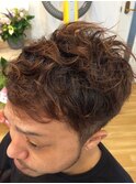 アシメメンズパーマ