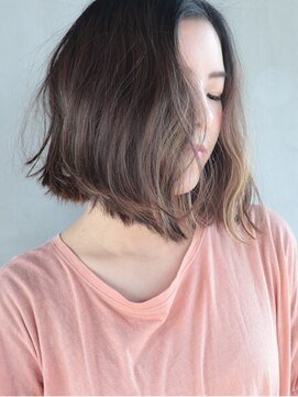 メロウ(MELLOW) フレンチシックな切りっぱなし風bob