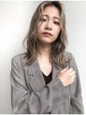 外国人風ハイライトバレイヤージュフェイスフレーミング