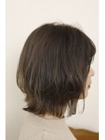 ルーフ 用賀(ROOF)&nbsp;【ROOF用賀店】くびれボブ グレージュ レイヤーボブ