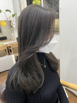 アリュウル 表参道(ALLURE) 韓国くびれヘアデジタルパーマフェイスレイヤーカット/千葉