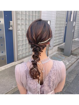 シエル(hair terrace Ciel) 編みおろしヘア