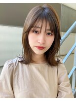 エマ ギンザ(EMMA GINZA)&nbsp;大人可愛い鎖骨ミディ♪ 顔まわりレイヤー