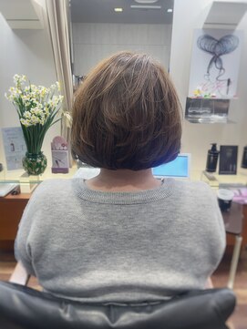 エムタニグチギンザ(M.TANIGUCHI GINZA) 【ショートスタイル】イノアカラー/レイヤースタイル/ショート