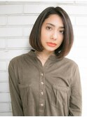 ワンカールボブ　かきあげバング