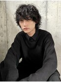 マッシュウルフツイストスパイラルパーマ表参道