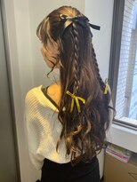 オーブ ヘアー リリー 博多2号店(AUBE HAIR lily)&nbsp;ハーフツインアレンジ♪
