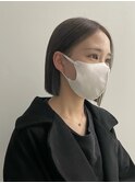 透明感ラベンダーミルクティー　タッセルボブ◎20代30代40代50代