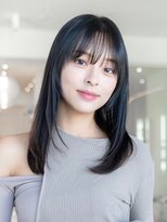 イオ 本厚木(io) 韓国レイヤーカット美髪質改善フルバング似合わせカット卵型