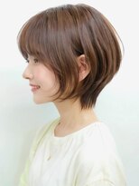 ルーカ(ru-ka.) 耳かけショートボブ ひし形くびレイヤー 大人ヘアスタイル 前髪