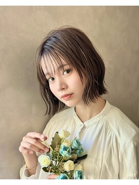 ハルキ ミナト ジャパン オオサカ(HARUKI MINATO japan OSAKA) 外ハネボブ 20代30代40代ヘア 小顔 大阪ボブ 梅田