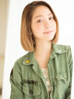 TRE南流山　ハイトーンカラー×内巻き切りっぱなしボブa