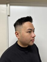 メリケンバーバーショップ トーキョー(MERICAN BARBERSHOP TYO)&nbsp;アップバング/フェード