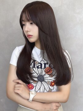 ロイ(Roi) ★10代20代30代美髪内巻きワンカールカームベージュ韓国カット