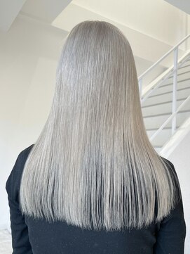 タイドヘアー 高槻2号店(TIDE HAIR) 【ホワイト系】ホワイトベージュ