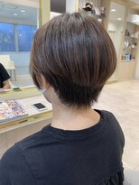 アッシュ 仙川店(Ash)&nbsp;ショコラブラウン ハンサムショート 30代40代50代60代 前髪アリ