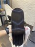 【就活・実習向け】黒染めじゃない暗染カラー+バイカルテ2stepTr￥5900