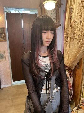 ○インナーカラー×レイヤーカット○