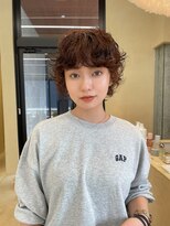 スニュウ(snuw)&nbsp;【snuw mina】ショートパーマ/パーマヘア/透明感カラー/伏見