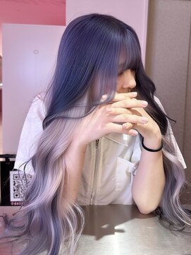 ダズリングディア(Dazzling Deer) インナーカラー/ホワイト/ネイビーブルー