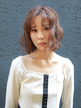 アンファング(Anfang) 抜け感ナチュラルボブパーマ