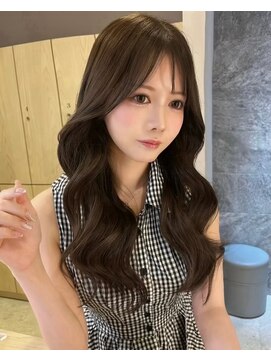 リッカ(LICCA) (licca内堀)シースルーバンク×オリーブベージュ×巻き髪