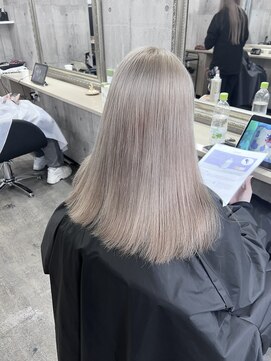 サニーサイド 大名(Sunny side) 【ダブルカラー】【ミルクティーベージュ】【髪質改善】