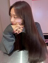 ダズリングディア(Dazzling Deer)&nbsp;ブラウン／ロング/ストレート／暗めカラー／レイヤーカット