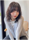 ドライパーマニュアンスパーマウェーブミディアムパーマ