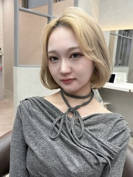 ロンド レア 天神大名店(Lond Le’a) 黒髪カタログ/オリーブグレー/ココアベージュ/小顔に見せるヘア